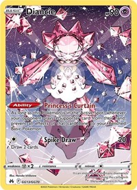 Diancie GG13/GG70 Ultra Rare – Crown Zenith Pokémon card