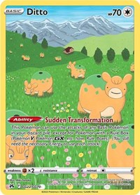 Ditto GG22/GG70 Ultra Rare – Crown Zenith Pokémon card
