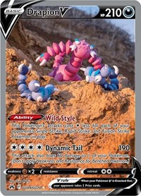 Drapion V GG49/GG70 Ultra Rare – Crown Zenith Pokémon card