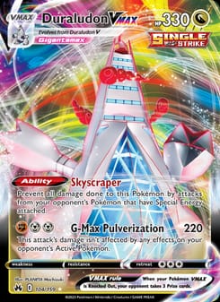 Duraludon VMAX 104/159 Ultra Rare – Crown Zenith Pokémon card