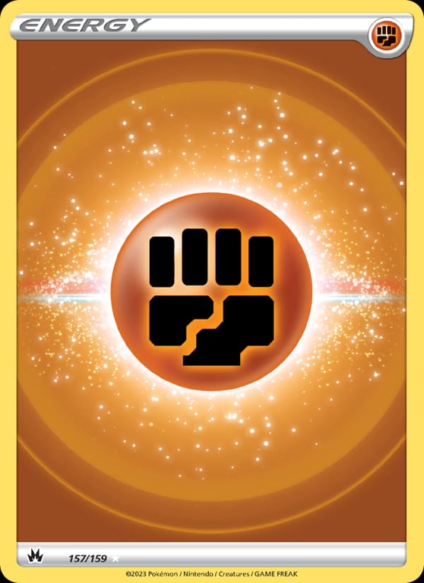 Fighting Energy 157/159 Crown Zenith Pokémon card