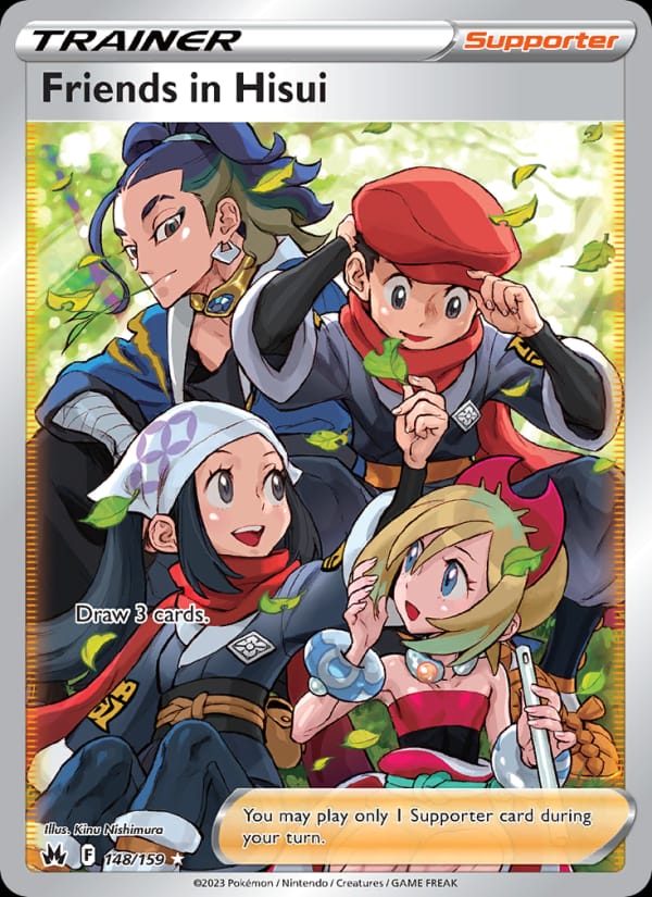 Friends in Hisui 148/159 Crown Zenith Pokémon card