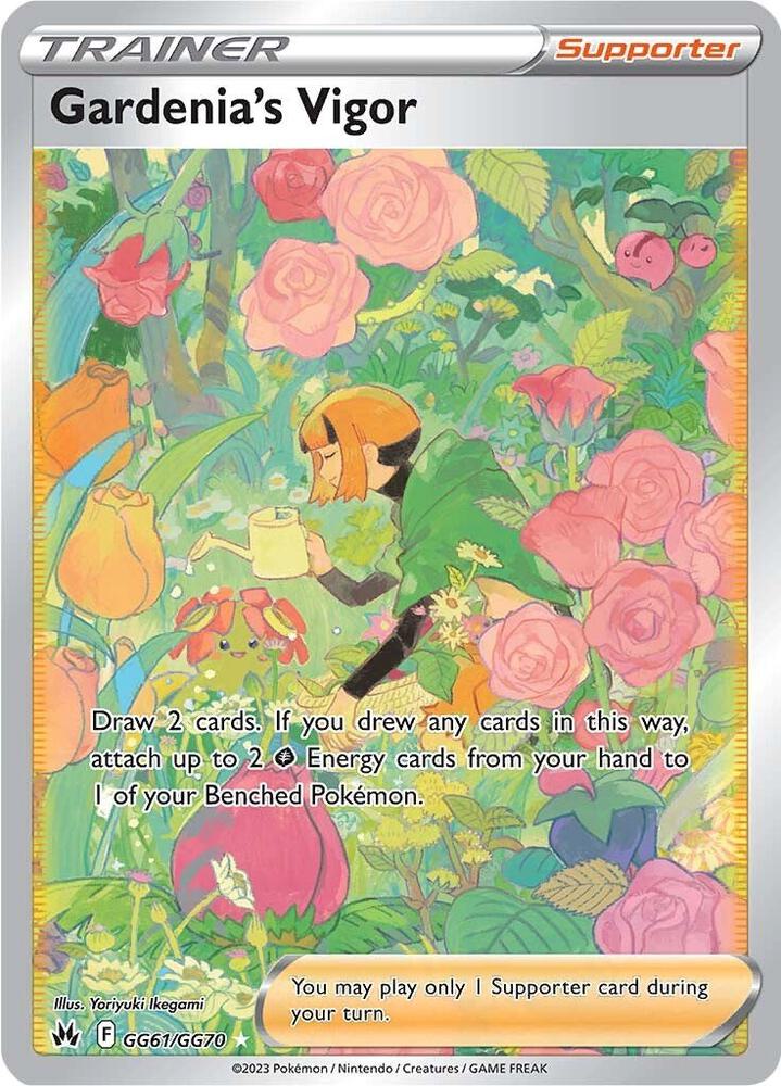 Gardenia's Vigor GG61/GG70 Crown Zenith Pokémon card