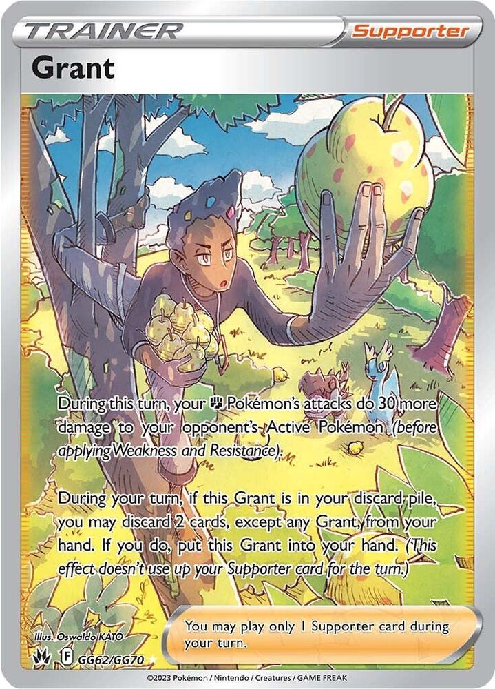 Grant GG62/GG70 Crown Zenith Pokémon card