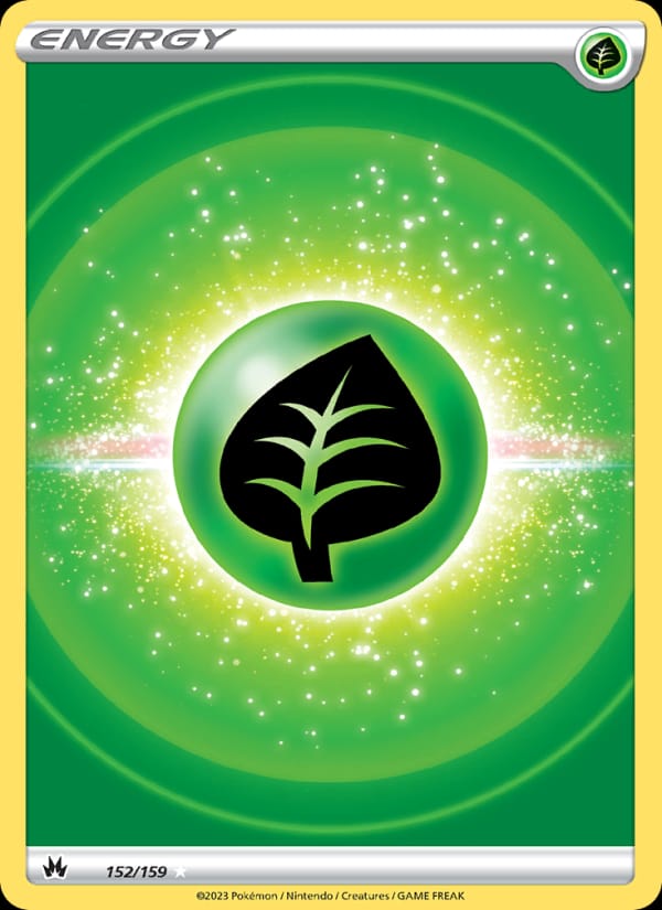 Grass Energy 152/159 Crown Zenith Pokémon card