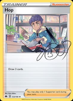 Hop 133/159 Holo Rare – Crown Zenith Pokémon card
