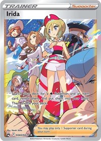Irida GG63/GG70 Ultra Rare – Crown Zenith Pokémon card