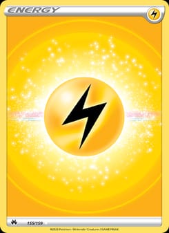 Lightning Energy 155/159 Ultra Rare – Crown Zenith Pokémon card