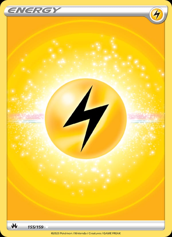 Lightning Energy 155/159 Crown Zenith Pokémon card