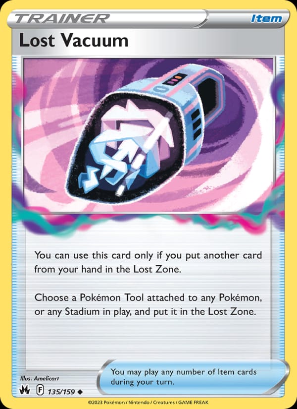 Lost Vacuum 135/159 Crown Zenith Pokémon card