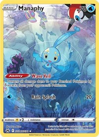 Manaphy GG06/GG70 Ultra Rare – Crown Zenith Pokémon card