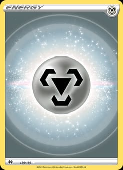 Metal Energy 159/159 Ultra Rare – Crown Zenith Pokémon card
