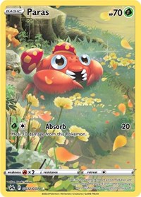 Paras GG32/GG70 Ultra Rare – Crown Zenith Pokémon card