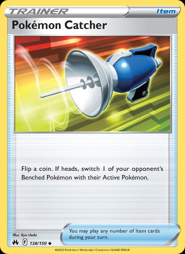 Pokémon Catcher 138/159 Crown Zenith Pokémon card