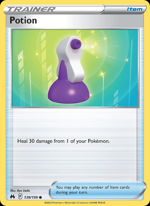 Potion 139/159 Crown Zenith Pokémon card