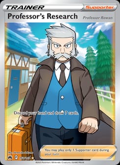 Professor's Research 150/159 Ultra Rare – Crown Zenith Pokémon card