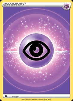 Psychic Energy 156/159 Ultra Rare – Crown Zenith Pokémon card
