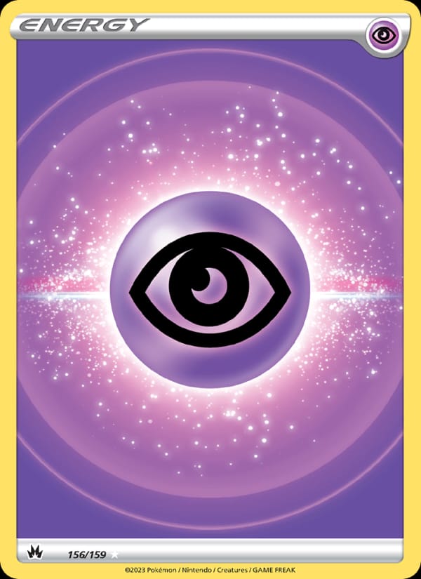 Psychic Energy 156/159 Crown Zenith Pokémon card