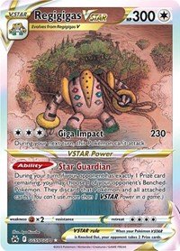 Regigigas VSTAR GG55/GG70 Ultra Rare – Crown Zenith Pokémon card
