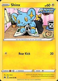 Shinx 039/159 Common – Crown Zenith Pokémon card