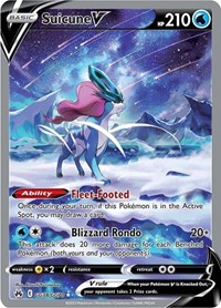 Suicune V GG38/GG70 Ultra Rare – Crown Zenith Pokémon card