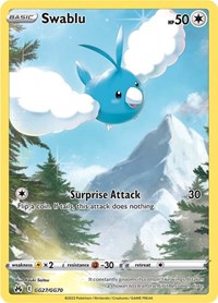 Swablu GG27/GG70 Ultra Rare – Crown Zenith Pokémon card