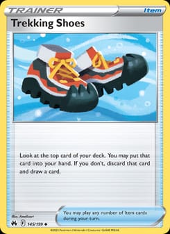 Trekking Shoes 145/159 Uncommon – Crown Zenith Pokémon card