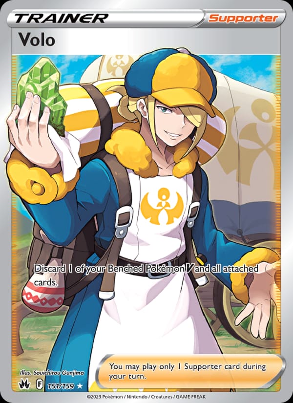 Volo 151/159 Crown Zenith Pokémon card
