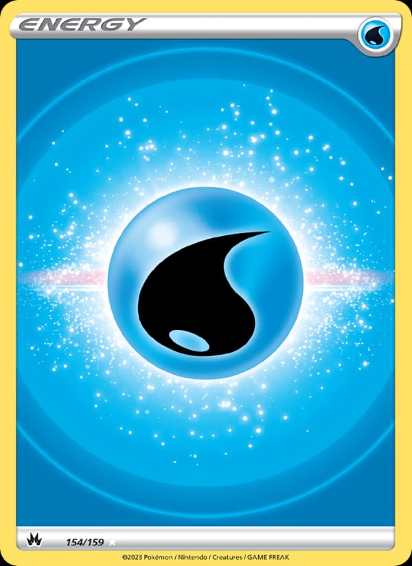 Water Energy 154/159 Crown Zenith Pokémon card