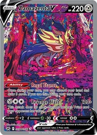 Zamazenta V GG54/GG70 Ultra Rare – Crown Zenith Pokémon card