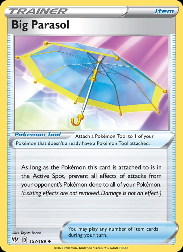 Big Parasol 157/189 Darkness Ablaze Pokémon card