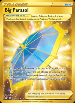 Big Parasol 199/189 Secret Rare – Darkness Ablaze Pokémon card