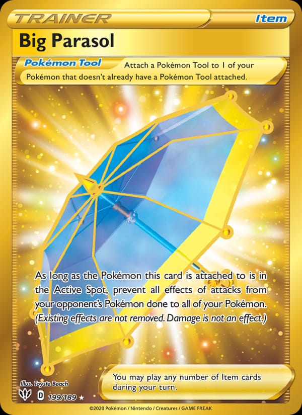 Big Parasol 199/189 Darkness Ablaze Pokémon card