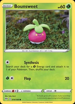 Bounsweet 014/189 Common – Darkness Ablaze Pokémon card