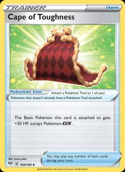 Cape of Toughness 160/189 Uncommon – Darkness Ablaze Pokémon card