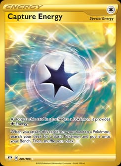 Capture Energy 201/189 Secret Rare – Darkness Ablaze Pokémon card
