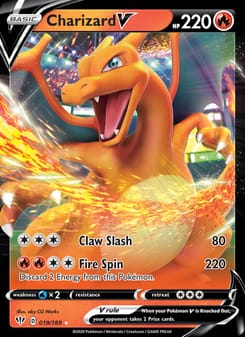 Charizard V 019/189 Ultra Rare – Darkness Ablaze Pokémon card