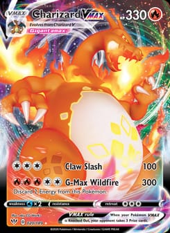 Charizard VMAX 020/189 Ultra Rare – Darkness Ablaze Pokémon card