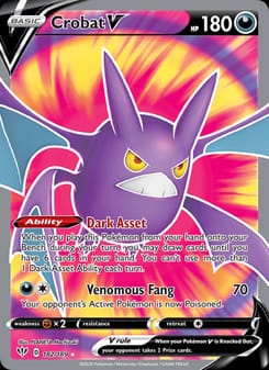Crobat V 182/189 Ultra Rare – Darkness Ablaze Pokémon card