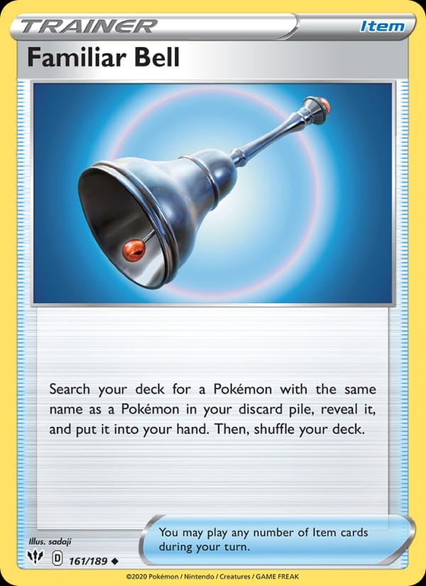 Familiar Bell 161/189 Darkness Ablaze Pokémon card