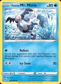 Galarian Mr. Mime 035/189 Common – Darkness Ablaze Pokémon card