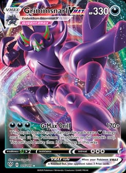 Grimmsnarl VMAX 115/189 Ultra Rare – Darkness Ablaze Pokémon card