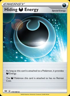 Hiding Darkness Energy 175/189 Uncommon – Darkness Ablaze Pokémon card
