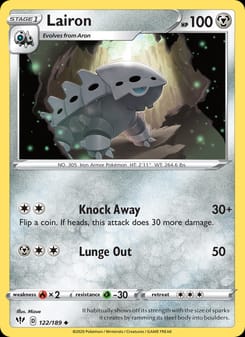 Lairon 122/189 Uncommon – Darkness Ablaze Pokémon card