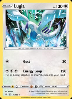 Lugia 140/189 Rare – Darkness Ablaze Pokémon card