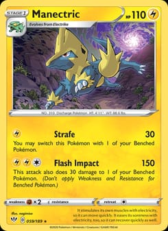 Manectric 059/189 Rare – Darkness Ablaze Pokémon card