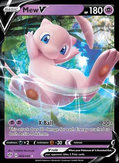 Mew V 069/189 Ultra Rare – Darkness Ablaze Pokémon card
