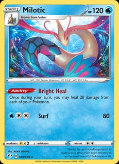 Milotic 039/189 Holo Rare – Darkness Ablaze Pokémon card
