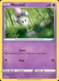 Morelull 079/189 Common – Darkness Ablaze Pokémon card
