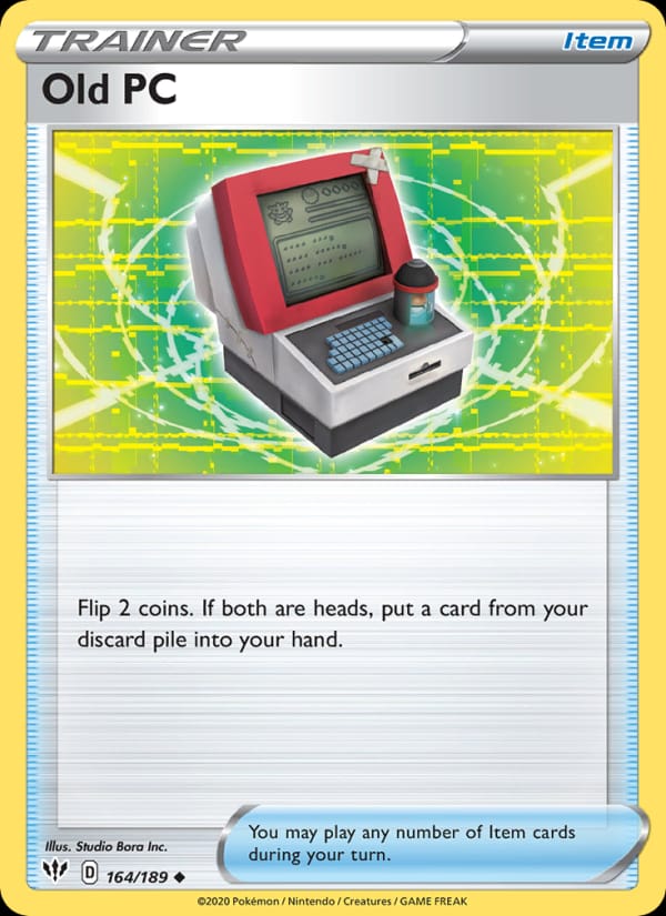 Old PC 164/189 Darkness Ablaze Pokémon card